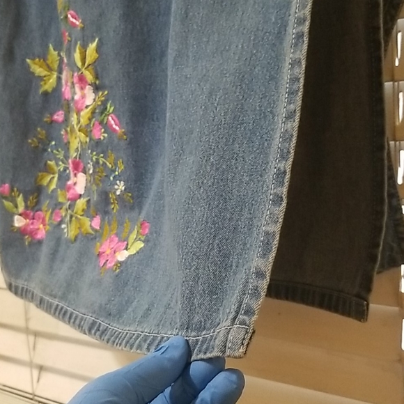 S&W DENIM DRESS & EMBROIDERED JACKET SM - Picture 6 of 8